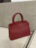 百麗鎏金歲月送媽媽包包鉑金包大容量手提包X7257AX5預售 紅色【2.0升級版】 F 曬單實(shí)拍圖