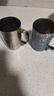 容山堂純鈦雙層辦公杯男款泡茶杯茶水分離茶缸杯馬克杯帶蓋個(gè)人專(zhuān)用水杯 寶峰款純鈦冰晶馬克杯-漸變藍 曬單實(shí)拍圖