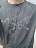 ARC'TERYX始祖鳥(niǎo) CORMAC LOGO SS 輕量 男子 速干短袖T恤 Black Heather/黑灰色 M 曬單實(shí)拍圖