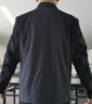 羅蒙外套男秋季商務(wù)男士翻領(lǐng)行政夾克上衣干部廳局風(fēng)爸爸裝i8藏青L 曬單實(shí)拍圖