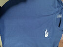 北面韓國TheNorthFace男女同款短袖T恤衫圓領(lǐng)運動(dòng)舒適休閑上衣NT7UR17 NT7UR17C藏藍色 XL (105) 曬單實(shí)拍圖