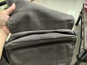 Troop挎包男包單肩包男斜跨包潮歐美復古男士斜挎包背包帆布包橫款男包 小號黑灰色L1538【A款】 曬單實(shí)拍圖