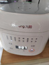 九陽(yáng)小巧容量微壓電飯煲電飯鍋瓷晶陶釜內膽不粘球膽雙NTC感溫3A級好米飯 【杏仁白】 2L 曬單實(shí)拍圖