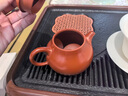 璽翰雅（ROYHOYE）宜興紫砂壺純手工小容量功夫茶具原礦朱泥茄瓜壺一人用小品泡茶壺 茄瓜壺 150cc 一人用小品泡茶壺 曬單實(shí)拍圖