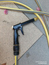 九千谷高壓洗車(chē)水槍頭 噴頭澆花神器家用灑水灌溉長(cháng)桿粗槍+接頭J0581 曬單實(shí)拍圖