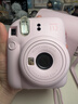 富士（FUJIFILM）instax  mini12 一次成像 立拍立得相機 mini12 淺櫻粉 套餐九（官方標配+相機包+相冊+白邊相紙40張） 曬單實(shí)拍圖