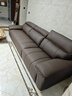 芝華仕（CHEERS）頭等艙意式極簡(jiǎn)真皮沙發(fā)大戶(hù)型簡(jiǎn)約客廳直排沙發(fā)頭層牛皮新品3133 真皮-進(jìn)口半青皮-摔紋-慕棕色-四人位3.01米 曬單實(shí)拍圖