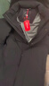 皮爾卡丹90%鴨絨羽絨服男士過(guò)膝長(cháng)款防寒服連帽冬季加厚保暖外套大充絨量 曬單實(shí)拍圖