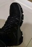 斯凱奇（Skechers）男鞋戶(hù)外登山鞋黑色男士徒步運動(dòng)休閑鞋春秋款厚底增高防滑耐磨 曬單實(shí)拍圖
