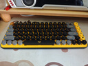 羅技（Logitech）POP KEYS無(wú)線(xiàn)藍牙鍵盤(pán) 機械鍵盤(pán)無(wú)線(xiàn)辦公鍵盤(pán)筆記本電腦雙模手機平板ipad鍵盤(pán)MAC小巧便攜外接鍵盤(pán) 熱力黃 曬單實(shí)拍圖