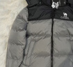 駱駝（CAMEL）小太陽(yáng)戶(hù)外羽絨服秋冬新款男女加厚白鴨絨保暖外套面包服 硯墨灰/幻影黑，A33CAPN163J/E5 L 曬單實(shí)拍圖