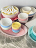 半物生活碗碟套裝家用2026新款法式漸變色多巴胺輕奢餐具陶瓷碗盤(pán)碗筷喬遷 曬單實(shí)拍圖