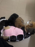寵號狗狗絕育服四腳衣手術(shù)服斷奶衣服小中大型犬金毛柯基泰迪比熊 粉色（可裁剪） L 建議20-40斤 曬單實(shí)拍圖