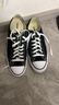 匡威（Converse）官方All Star經(jīng)典帆布男女低幫休閑運動(dòng)鞋黑色101001 101001/黑色 43 曬單實(shí)拍圖
