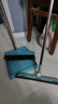 【新人專(zhuān)享0.1】掃把簸箕三件套可旋轉刮水器家用清潔兩件套 天空藍三件套 曬單實(shí)拍圖