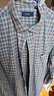 杉杉（FIRS）純棉磨毛長(cháng)袖襯衫男 中年爸爸裝全棉格子襯衣男 1246-2 41 曬單實(shí)拍圖