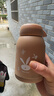 【京東物流送貨上門(mén)】萌萌兔卡通水杯女牛奶玻璃杯創(chuàng  )意便攜杯子 咖色萌萌兔 330ml 1只 曬單實(shí)拍圖