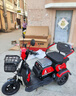 鳳凰（Phoenix）炫酷電動(dòng)三輪車(chē)家用小型老年代步電動(dòng)車(chē)三輪車(chē)老人休閑電瓶車(chē) 600W丨60V24A黑金+續航約55公里 曬單實(shí)拍圖