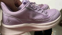 足力健中老年春秋季軟底散步送媽媽輕便休閑鞋25111003J 紫-女 38 曬單實(shí)拍圖