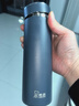 希諾（heenoor）保溫杯男士大容量簡(jiǎn)約帶濾網(wǎng)泡茶商務(wù)辦公杯子便攜定制泡茶水杯 升級款-316L不銹鋼-深灰色480ml 曬單實(shí)拍圖