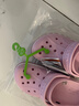 卡駱馳（CROCS）貝雅卡駱班兒童洞洞鞋沙灘鞋男女童包頭拖鞋/207018/207019 芭蕾粉/糖果粉-6TG 33 (200mm) 曬單實(shí)拍圖