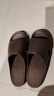 樸西荔木涼拖鞋浴室情侶款居家洗澡防滑eva四季拖鞋男 栗子棕 44-45 曬單實(shí)拍圖