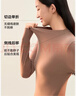 松山棉店小暖羊半高領(lǐng)女士打底衫含羊毛秋冬百搭肌底衣透氣7A抑菌抗靜電 曬單實(shí)拍圖