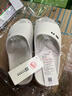 回力拖鞋男女涼拖鞋抑菌防滑浴室內外穿軟彈涼拖鞋HL0397乳白40-41碼 曬單實(shí)拍圖