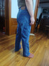 ChlqeKeith廣州新塘牛仔褲男士春秋款男褲高端寬松直筒彈力休閑新款長(cháng)褲子男 602藍色 36 曬單實(shí)拍圖