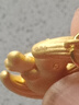 中國黃金（CHINA GOLD）黃金月桂兔項鏈女本命年足金小兔子吊墜婦女節生日禮物送女友老婆 月宮折桂吊墜 約1.4g【贈銀鏈】 曬單實(shí)拍圖