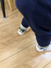 江博士學(xué)步鞋步前鞋秋季男童輕便嬰兒童鞋B13243W010白/杏/綠22 曬單實(shí)拍圖
