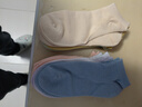 南極人8雙【100%純棉】女士襪子女春夏季薄款船襪吸汗10A抗菌防臭短襪女 曬單實(shí)拍圖