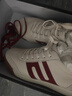 百麗（Belle）張凌赫同款新款系列小輕甘德訓阿甘鞋男休閑鞋8RG01BM5 白色/紅色-單里（高幫款） 42 曬單實(shí)拍圖
