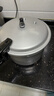 雙喜高壓鍋鋁合金燃氣電磁爐通用防爆家用壓力鍋26CM/9.5L【蒸格款】 曬單實(shí)拍圖