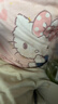 戴維貝拉Hello Kitty聯(lián)名兒童T恤女童抗菌打底衫秋裝上衣 曬單實(shí)拍圖