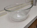 幾物森林 家用大號和面玻璃盆加厚水果沙拉碗料理盆烘焙打蛋醒面碗 2.7升 曬單實(shí)拍圖