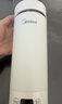美的（Midea）電熱水杯電熱水壺保溫燒水杯350ml迷你便攜式旅行沖奶泡茶智能恒溫316L不銹鋼MK-DB35X22 曬單實(shí)拍圖