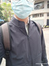 京東京造壓膠行政夾克男士外套春秋沖鋒夾克衣服立領(lǐng)休閑男裝新年藏青XL 曬單實(shí)拍圖