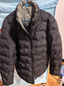 雪中飛男士輕薄羽絨服2025新款經(jīng)典商務(wù)保暖立領(lǐng)外套 黑色 2XL 曬單實(shí)拍圖
