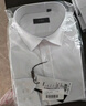 杉杉【含桑蠶絲】長(cháng)袖襯衫男士莫代爾柔順商務(wù)休閑免燙襯衣 19101 40 曬單實(shí)拍圖