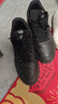 阿迪達斯（adidas）男女鞋板鞋春季皮面防潑水黑色百搭運動(dòng)休閑鞋 碳黑 41 曬單實(shí)拍圖