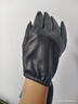 青禾潤美春夏透氣真皮手套輕薄抗撕裂可觸屏頭層小山羊皮全指開(kāi)車(chē)司機騎行 黑色 L 1雙 禮盒裝 曬單實(shí)拍圖