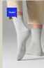 海瀾之家襪子男士襪子中筒襪100%純棉抗菌除臭運動(dòng)吸汗透氣5雙裝男襪 【黑色*2/深灰*2/淺灰*1】 5雙 均碼 曬單實(shí)拍圖