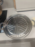 康巴赫304不銹鋼三層蒸鍋蒸籠復底湯蒸鍋多功能防燙鍋具32cm燃氣灶通用 曬單實(shí)拍圖