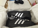 阿迪達斯（adidas）三葉草小白鞋男女經(jīng)典SUPERSTAR貝殼頭板鞋運動(dòng)鞋 JH9977黑色 曬單實(shí)拍圖