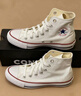 匡威（Converse）ALL star  常青款男鞋女鞋經(jīng)典休閑鞋情侶鞋高幫帆布鞋板鞋學(xué)生鞋 101009 白高 36.5 /4 曬單實(shí)拍圖