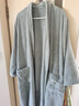 金號浴袍 純棉睡袍五星級酒店四季款情侶浴衣 浴袍男女通用 高雅灰 XL 曬單實(shí)拍圖