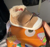kids.ing可迪星學(xué)步鞋冬季嬰幼兒寶寶棉鞋男女加絨加厚機能鞋童鞋 棕色20 曬單實(shí)拍圖