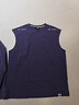 OMG運動(dòng)棉感彈力夏季坎肩背心男跑步擼鐵訓練服健身衣服無(wú)袖上衣 宇宙紫 XL 曬單實(shí)拍圖