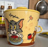 貓和老鼠陶瓷碗高顏值泡面碗女生兒童大容量泡面杯可微波帶蓋高級 貓和老鼠聯(lián)名泡面碗-杰瑞禮盒裝 曬單實(shí)拍圖